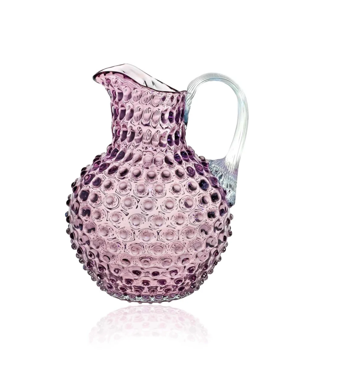 Underlay Violet Hobnail Large Jug 2L